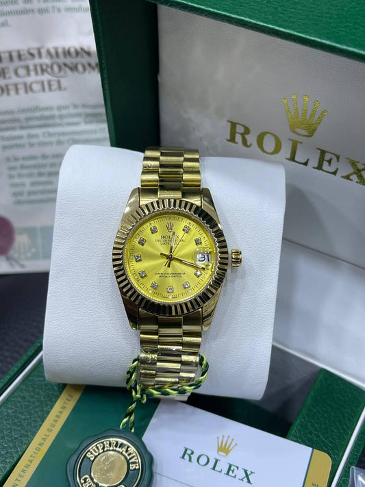 ROLEX DATEJUST FEMMES GOLD BOITE SUMPLE